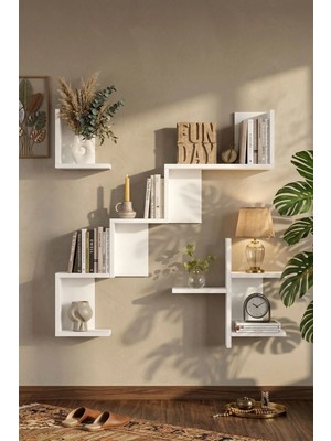 Shelf 27 Duvar Rafı Beyaz WL27-W