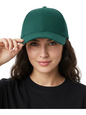 Moda Nokta Basic Şapka - Gri %100 Pamuk Gabardin Unisex Model