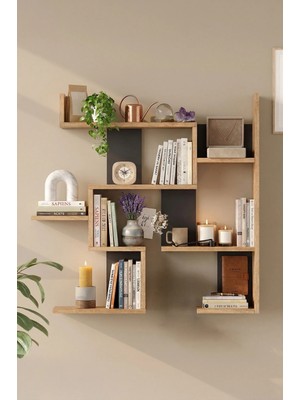 Shelf 26 Duvar Rafı Sepet-Antrasit WL26-SA