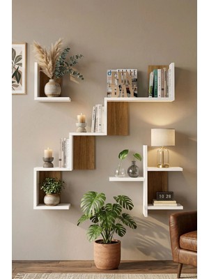 Shelf 27 Duvar Rafı Sepet-Beyaz WL27-SW