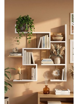 Shelf 26 Duvar Rafı Sepet-Beyaz WL26-SW