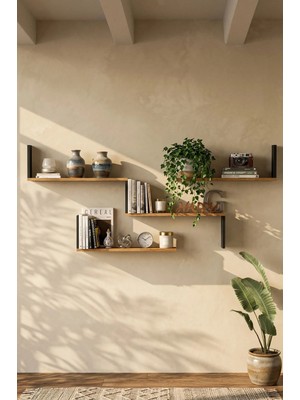 Shelf 28 Duvar Rafı Sepet-Antrasit WL28-SA