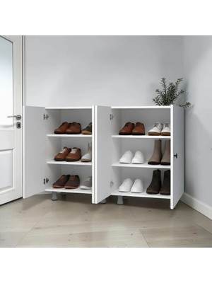 Zerka Concept Atlas Çok Amaçlı Mutfak Banyo Ayakkabılık Dolabı 137 cm