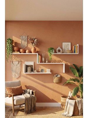 Shelf 28 Duvar Rafı Beyaz WL28-W