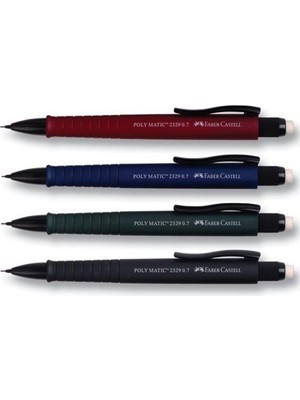 Faber-Castell Polymatic 2329 Versatil 0.7mm Mavi Renkli Mekanik Kurşun Kalem Ergonomik Tasarım  (5081232951)