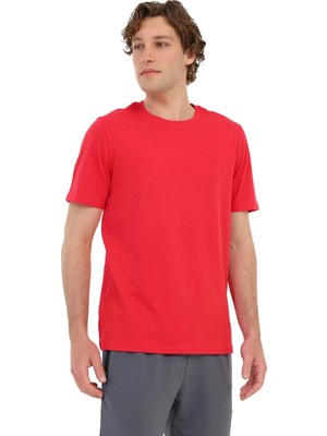 Lumberjack MB CT102 C Nk T-Sh 6fx Kırmızı Erkek Kısa Kol T-Shirt