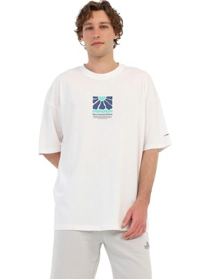 Lumberjack ml Ravon 11HL-202 Kırık Beyaz Erkek Kısa Kol T-Shirt