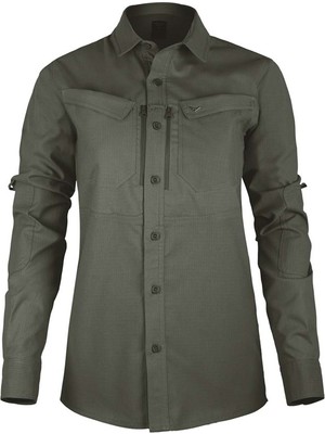 VAV Wear Outdoor Taktik Pamuklu Kadın Gömlek TACTEC03K