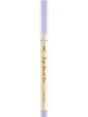 Writech W-827 Fırça Tip Keçeli Kalem Lavanta - 1 Adet
