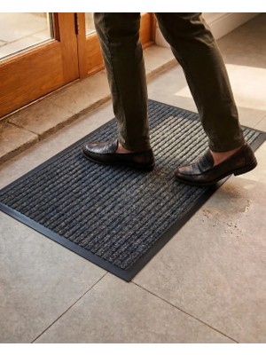 Dekoset Home Xt Nem ve Toz Alıcı Gri Dış Kapı Paspası 60X90