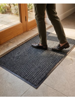 Dekoset Home Xt Nem ve Toz Alıcı Gri Dış Kapı Paspası 90X150