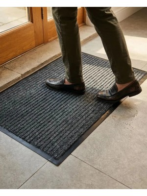 Dekoset Home Xt Nem ve Toz Alıcı Gri Dış Kapı Paspası 80X120