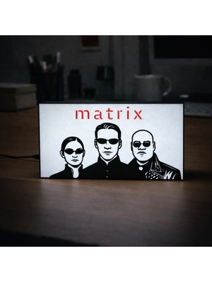 Masa Lambası - Matrix Adaptörlü Dekoratif & Hediyelik Lamba
