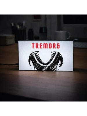 Gişe Arts Masa Lambası - Tremors (Yeraltı Canavarı) Adaptörlü Dekoratif & Hediyelik Lamba