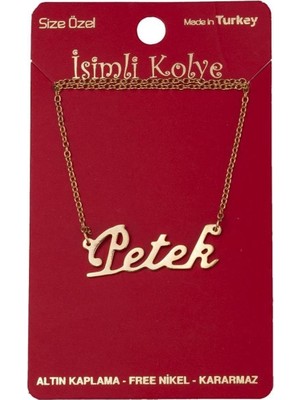 Zero Land Cosmotex P Isimli Kolye -Sarı