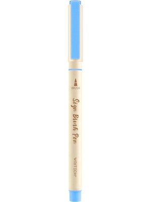 Writech Wrıtech W-827 Fırça Tip Keçeli Kalem Menekşe Mavi - 1 Adet
