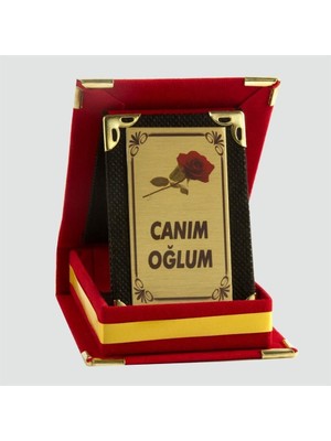 Zero Land Cosmotex Canım Oğlum Plaketi-Kırmızı