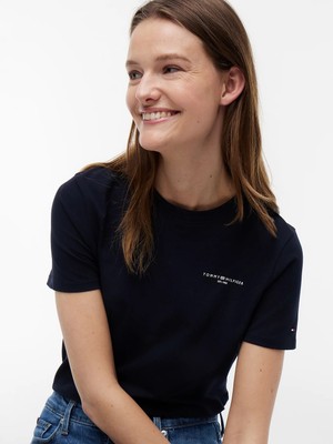 Tommy Organik Pamuk Bayan T-Shirt