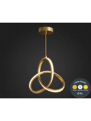 Lzy Avize Store 3 Renkli Radya Eskitme Avize Salon, Yemek Masası, Mutfak, Antre ve Çocuk Odası Aydınlatma
