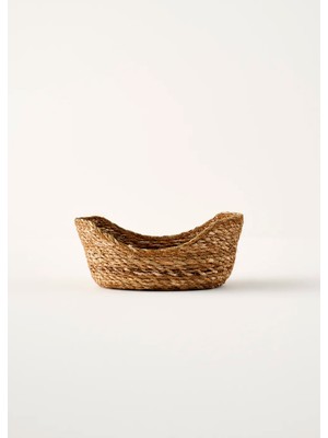 Bella Maison Berry Hasır Oval Sepet Naturel (27 x 16  cm )