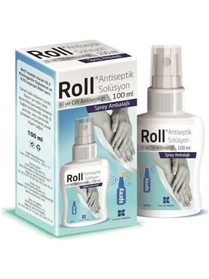 ROLL 100 ML Antiseptik El Cilt Dezenfektanı Alkollü Formül ile Pratik Hijyen Sağlar