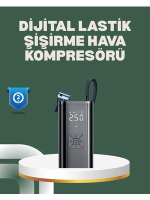 Bisiklet, Motosiklet ve Araçlar Için Çok Amaçlı Hava Pompası