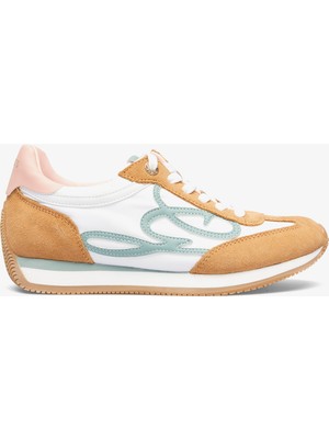Guess Skroll Suede Kadın Pembe Sneakers