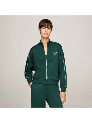 Tommy Hilfiger Kadın Yeşil Sweatshirt