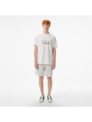 Armani Exchange Erkek Beyaz Bermuda Şort
