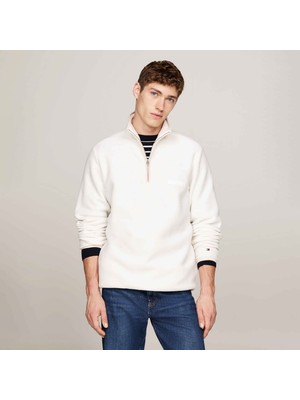 Tommy Hilfiger Erkek Beyaz Sweatshirt