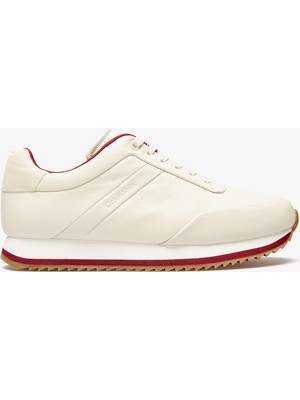 Calvin Klein Runner Lace Up Kadın Bej Sneaker