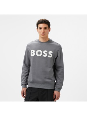 Boss Erkek Gri Sweatshirt