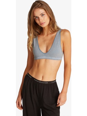 Tommy Hilfiger Rp Triangle Kadın Mavi Bra