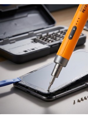 Profesyonel Elektrikli Tornavida Seti 600MAH Şarjlı 38 Parça Hassas Vida Seti