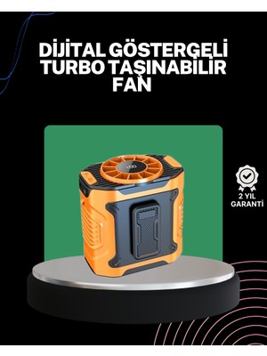USB Şarjlı Kompakt El ve Boyun Fanı Çok Fonksiyonlu