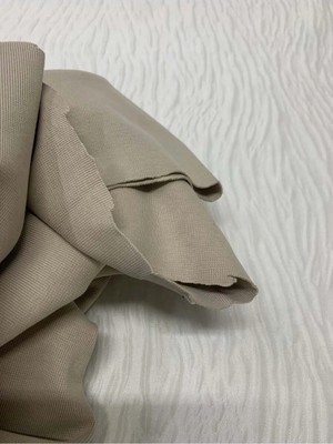 Yiğit Kumaş Ribana Kumaş, Parça 45X200 - Sütlü Kahve
