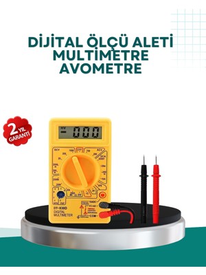 Elektrik Ölçüm Cihazı Dijital Multimetre 10 Amper Destekli