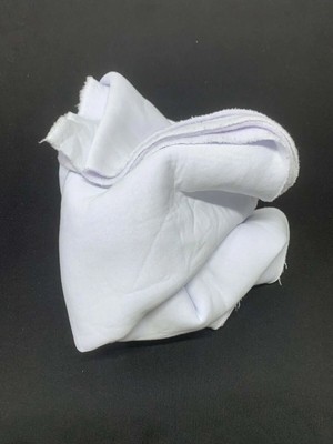 Yiğit Kumaş Şardonlu 3 Iplik Kumaş, Parça 60X190 cm - Beyaz