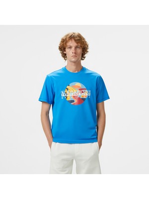 Napapijri Erkek Mavi T-Shirt