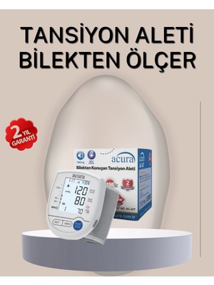 Bilekten Ölçer Tansiyon Aleti Şarjlı-Pilli Hafızalı Pratik Kullanım