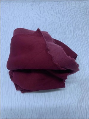 Yiğit Kumaş Şardonlu 3 Iplik Kumaş, Parça 130X100 cm - Bordo