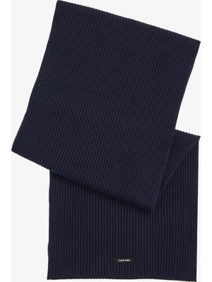 Calvin Klein Unisex Siyah Atkı