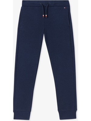 Tommy Hilfiger Script Flag Çocuk Mavi Eşofman Altı