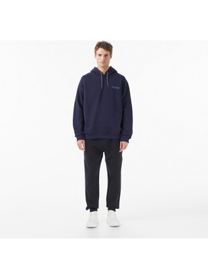 Napapijri B-Back Graphic Erkek Mavi Sweatshirt