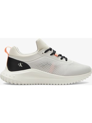 Calvin Klein Eva Runner Sock Tech Mix Kadın Gri Sneaker