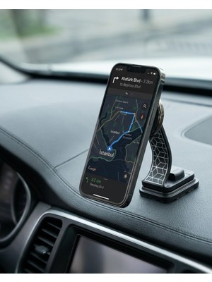 Katlanabilir Manyetik Araç Telefon Tutucu 360 Derece Döner Stand