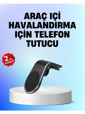Manyetik Araç Telefon Tutucu – 360° Döner Kalorifer Petekli
