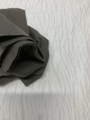 Yiğit Kumaş Ince Ribana Kumaş - Parça 20X140 cm - Füme