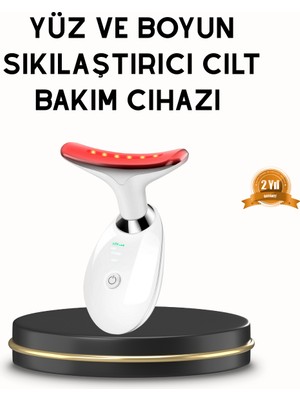 Boyun ve Gıdı Toparlayıcı Ems Cilt Sıkılaştırıcı 7000 Titreşim Isı Terapisi