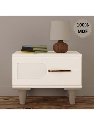 Comiet Açelya  Mdf  Ayaklı Tasarım Komodin